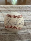 Enos Slaughter Autographed Baseball