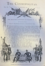 1889 France Military Conditions of France illustrated