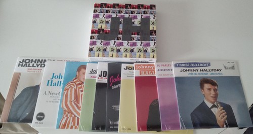 JOHNNY HALLYDAY COFFRET 10 EP .. 45 TOURS SCELLES LIMITED ACCESS LIMITE A 500 EX - Afbeelding 1 van 4