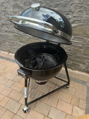 KAMADO JOE BBQ Plus anthrazit Korb für Weber Summit Kamado E6/S6 WSK (inklusive Trennwand)