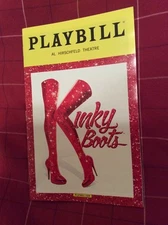 BRAND NEW 2016 KINKY BOOTS BROADWAY MUSICAL PLAYBILL NEW YORK CAST HIRSCHFELD NY