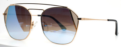 LINEA ROMA LR3696 C1 Gold Womens Gradient Mirror Sunglasses 55-18-145 B:49