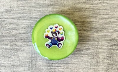 Lisa Frank Inspired Panda Phone Grip Holder Handmade New