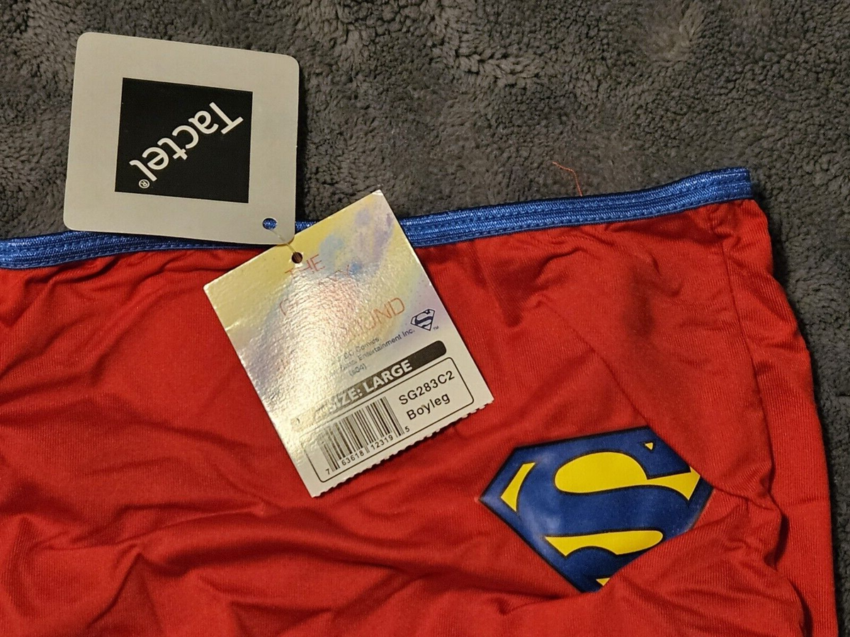 SuperGirl Intimates Women's Boyleg Nylon Spandex Panties Sz: LARGE