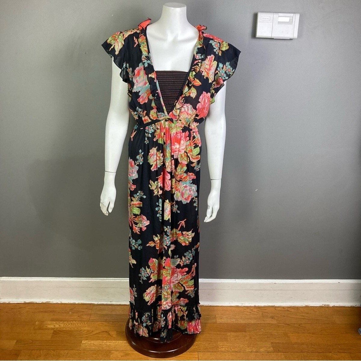 April Cornell dress XXL Maxi prairie peasant bloomcore flowers India pastels VTG | eBay April Cornell dress XXL Maxi prairie peasant bloomcore flowers India pastels VTG | eBay
