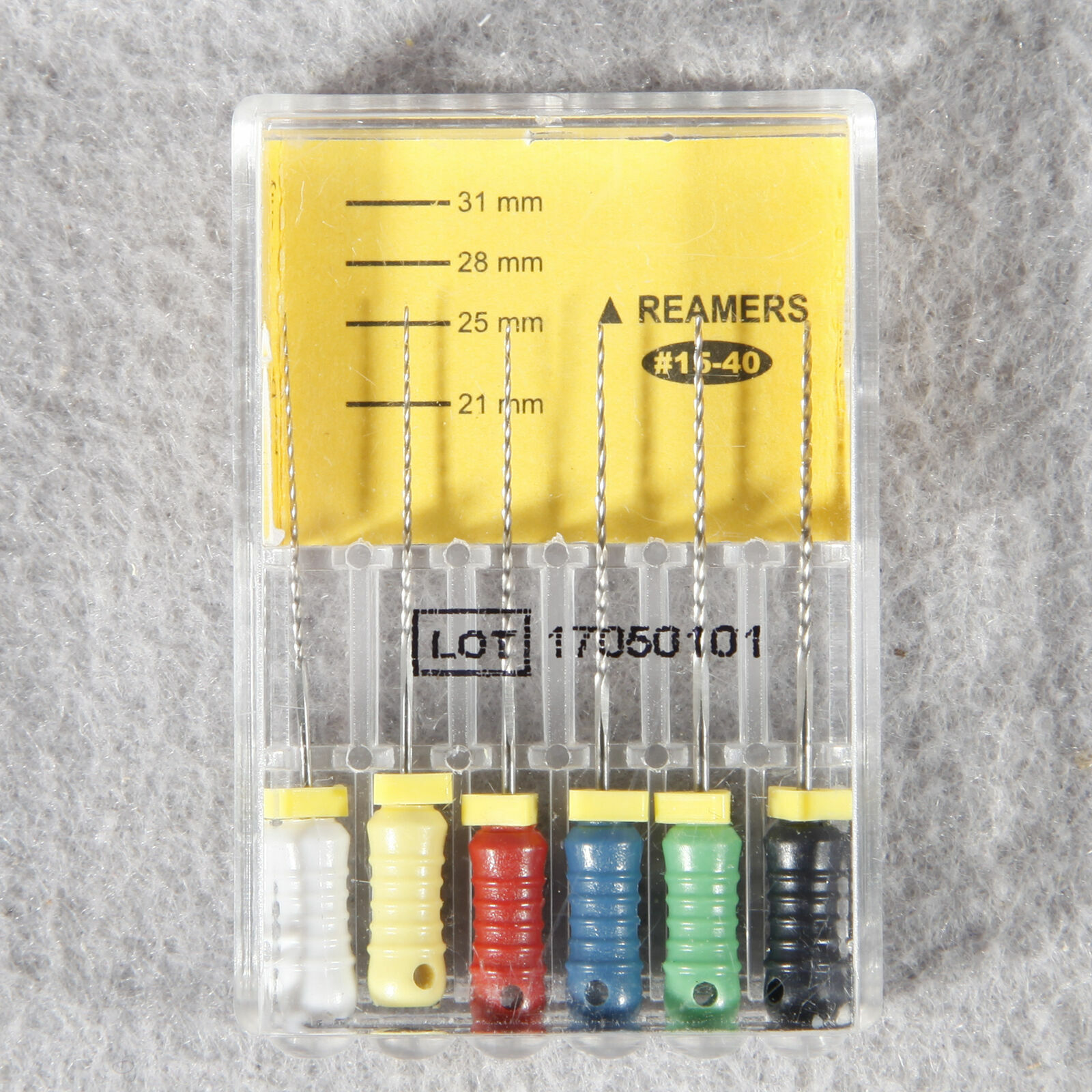 Dental Stainless Steel Root Canal Endodontics Reamers 1540 25mm Hand