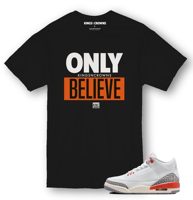 Kings N Crowns Tee shirt For Jordan Georgia Peach Sneakers