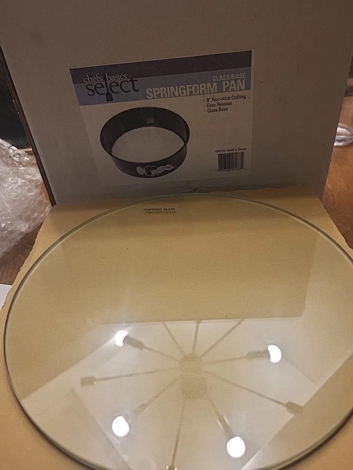 Base de vidrio Springform Pan parte inferior 9" Pan Select Hw0133 Chefs Basics Foto 2 de 4