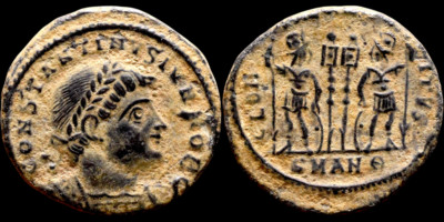Constantius II Antike römische Münze 324 - 361 n. Chr. æ 17 mm. 2,61 gramm. #...