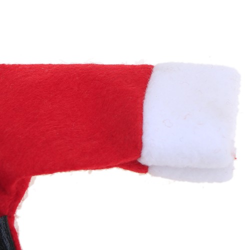 Christmas-Decoration-Wine-Bottle-Cover-Bags-Santa-Claus-Clothes-With-Hats-LJ