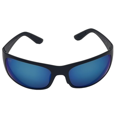 MAUI JIM ROAD TRIP MJ 435-03J BLACK/BLUE SUNGLASSES 57/17/134