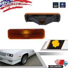 Side Marker Light For 1982-87 El Camino & Caballero Front LH & RH Amber Housings