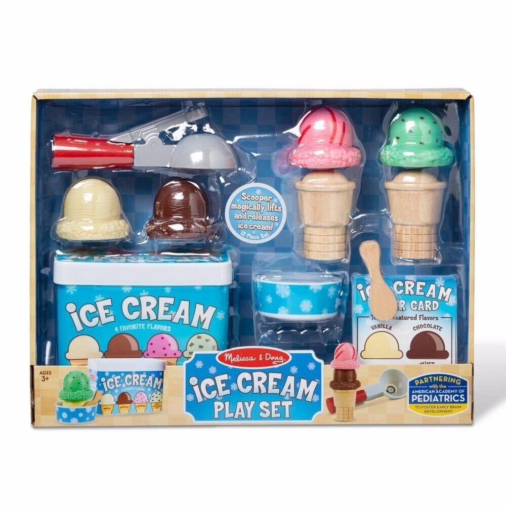 Melissa and doug sales ice cream playset