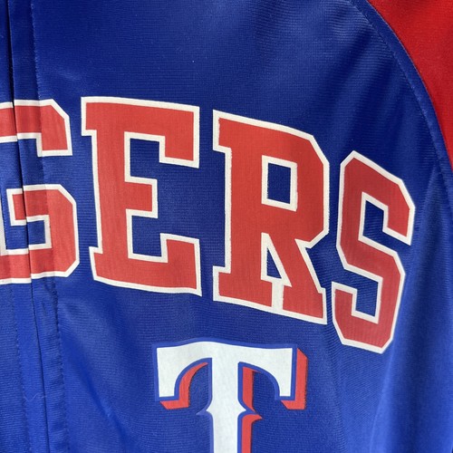 Texas Rangers Bomber Jacket Size Large Baseball GIII Sports By Carl Banks MLB - Picture 6 of 15