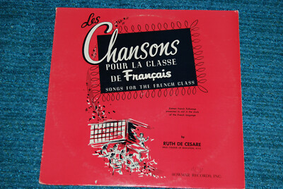 RUTH DE CESARE Chansons Pour La Classe De Francais LP BOWMAR