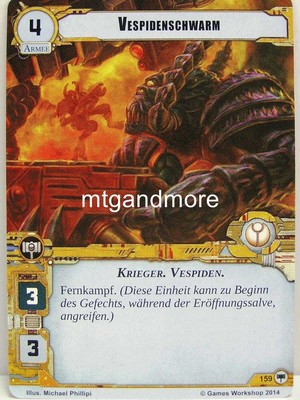 Warhammer 40000 Conquest LCG - Vespidenschwarm  #159 - Base Set dt.
