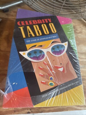 NEW Celebrity Taboo Game 1991 100% Complete Milton Bradley