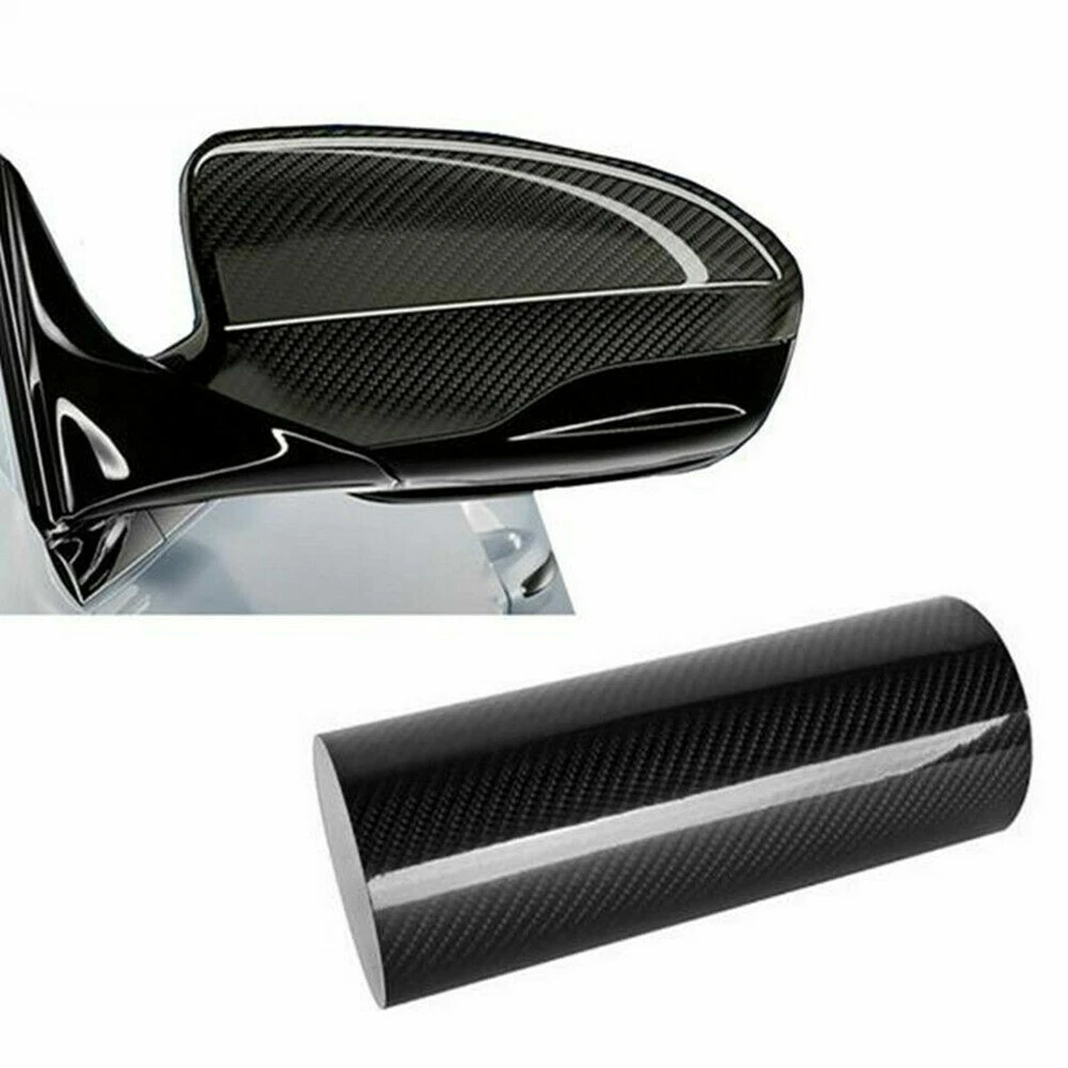 7D Vinyl Film Sheets Car Sticker Carbon Fiber Membrane High Glossy Wrapping - Image 2 of 4