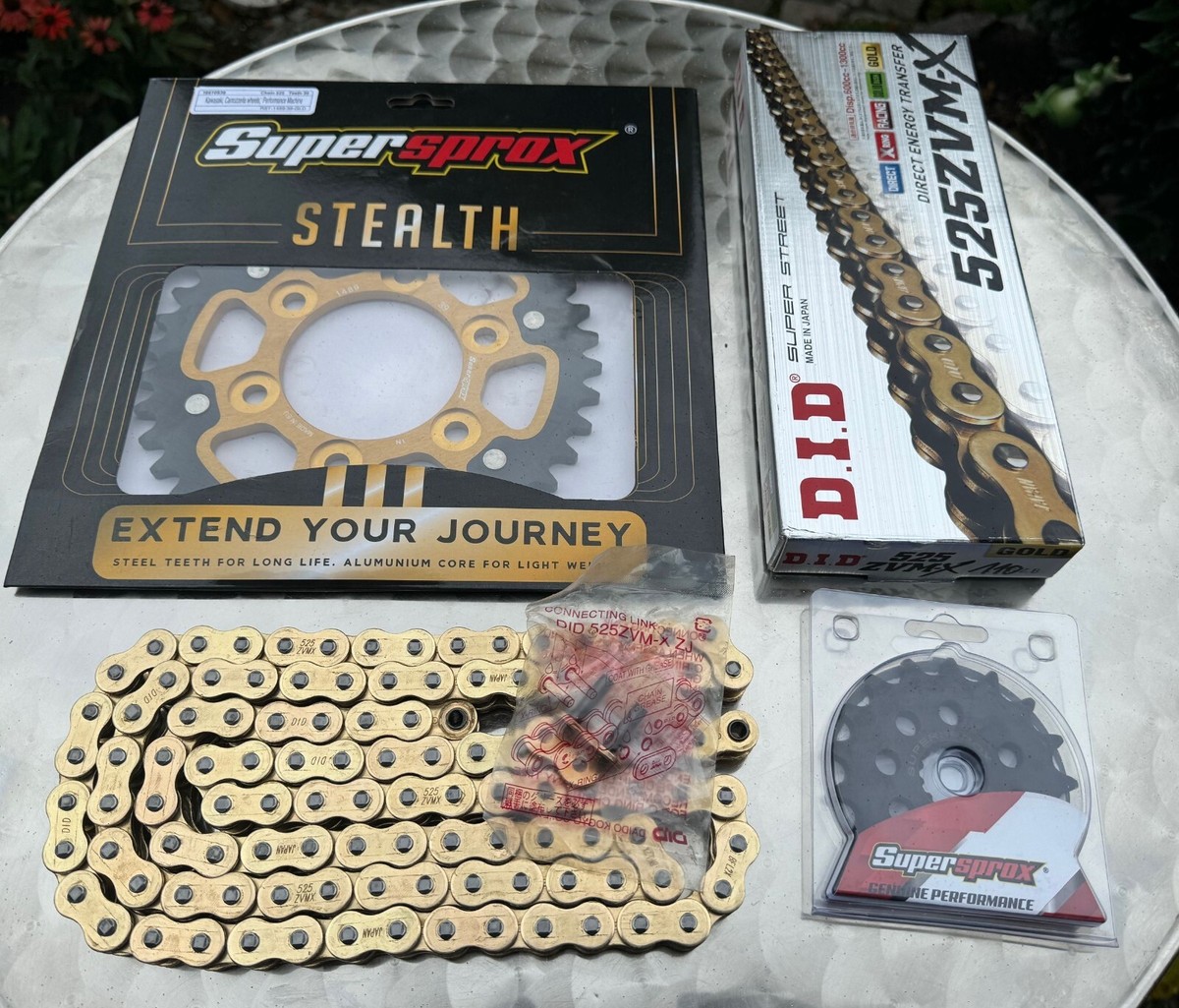 スパー10 Supersprox Stealth Chain Kit for Kawasaki ZX-10R, 17-39-110
