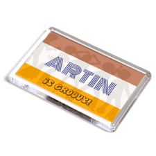 FRIDGE MAGNET - Artin is Groovy! - Boy's Name Gift