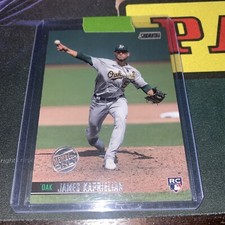 Topps Stadium Club Members Only Issue James Kaprielian RC Base Card A’s SP 