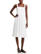 Theory Square Neck Midi Dress 14A 2155-