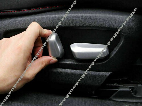 6P For Lexus UX200 250h 2019-2022 Silver Inner Seat Adjustment Button Cover Trim - Picture 6 of 8