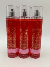 Bath Body Works Strawberry Pound Cake Fragrance Mist 8 oz. S/3 1061