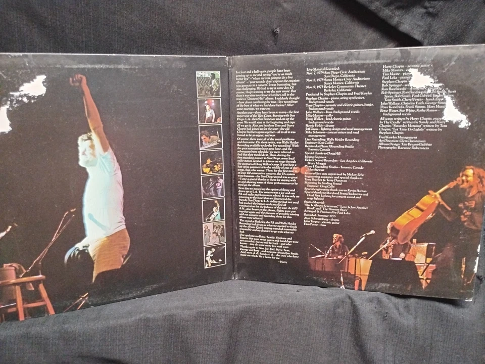 Harry Chapin Greatest Stories Live 2 x Vinyl LP Elektra records 8E-6003 1976 - Image 3 of 4