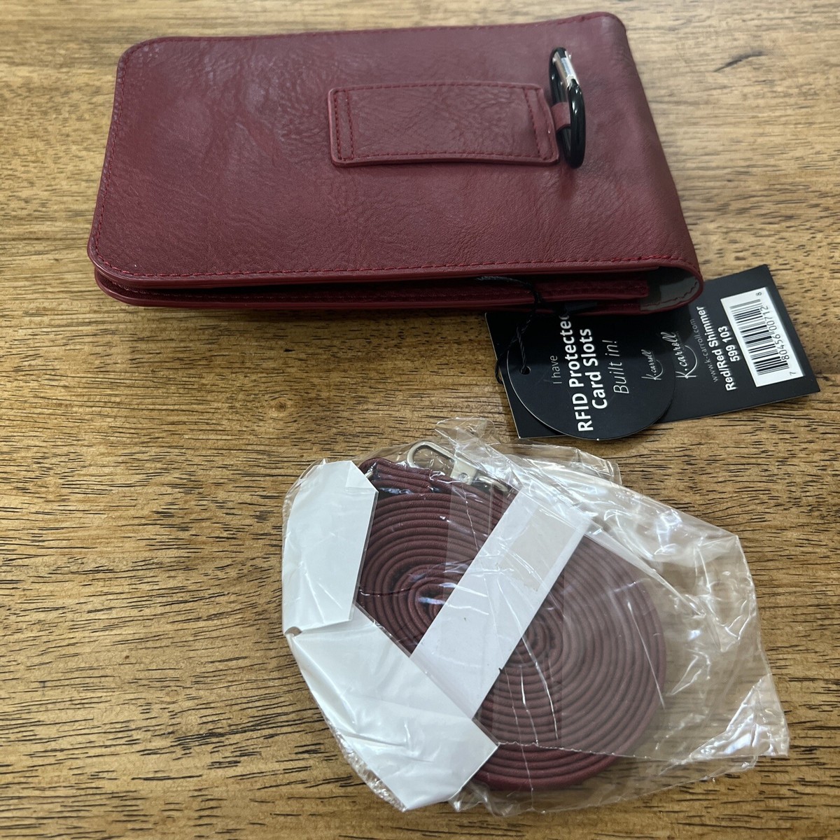 K. Carroll Alicia Backpack Womens M Red Vegan Convertible Crossbody Bag RFID K. Carroll Accessories (@k.carrollaccessories) • Instagram  main image 3