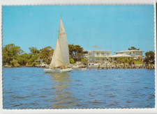 Australia VICTORIA VIC Yachting Bancroft Bay METUNG Nucolorvue ME5 postcard '70s