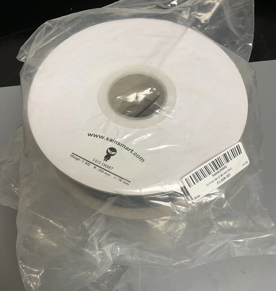 Lot of 3 SainSmart ABS Black Filament | ABS-107 - Image 2 of 4