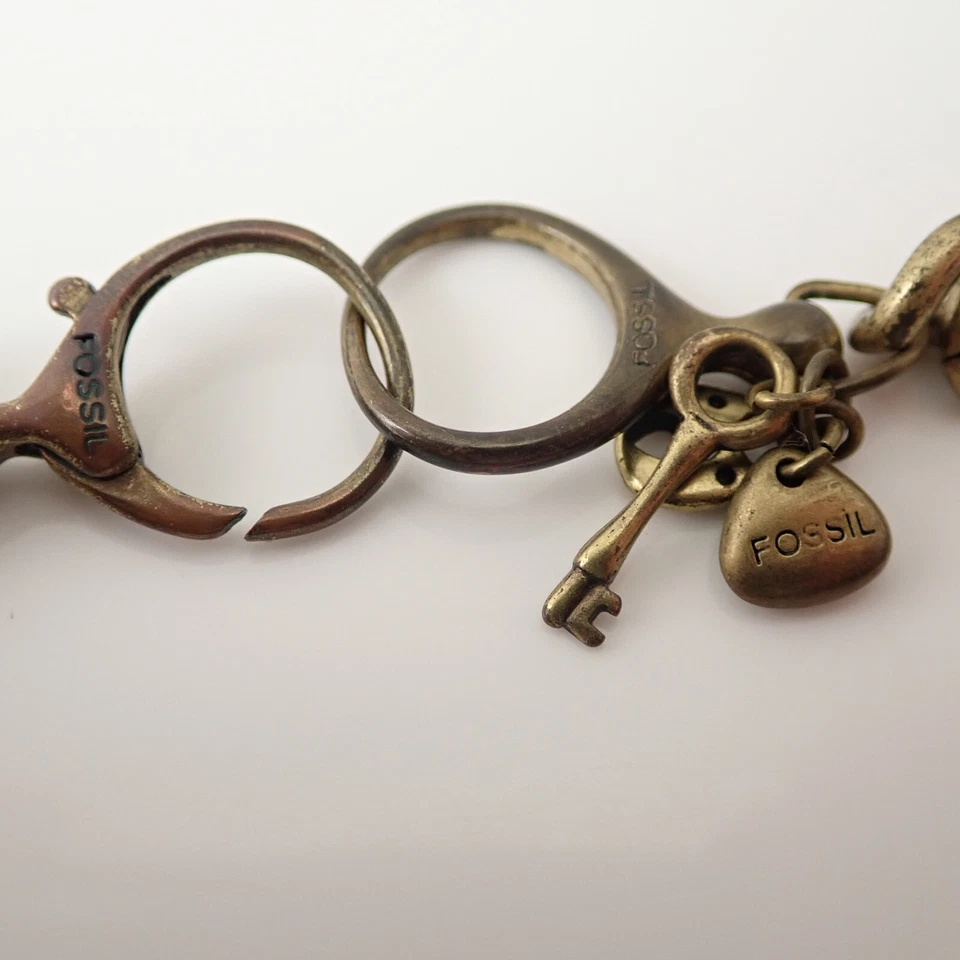 Collar Fósil Arándano Rosa Corindón Facetado Doble Hilo Pájaro 21" Bronce Foto 3 de 4