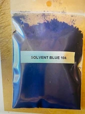 Solvent Blue 104 Dry Dye Powder 100% For Candles, Smoke, & Crafts