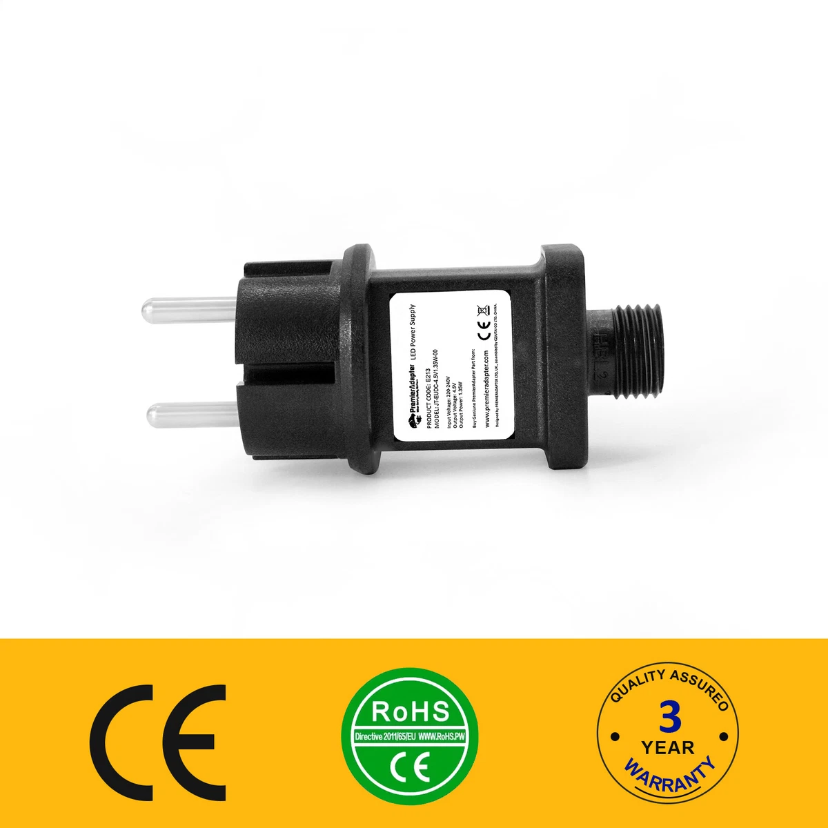 CZJUTAI JT DC4.5V1.35W E3 IP44 Power Supply 4.5V 1.35W for