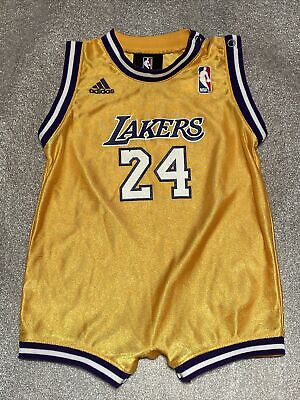 Youth Los Angeles Lakers Kobe Bryant adidas Gold Replica Home Jersey