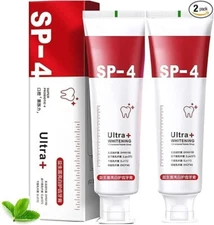 2x Sp-4 Toothpaste, Brightening & Stain Removing Toothpaste sp-4 probiotic white
