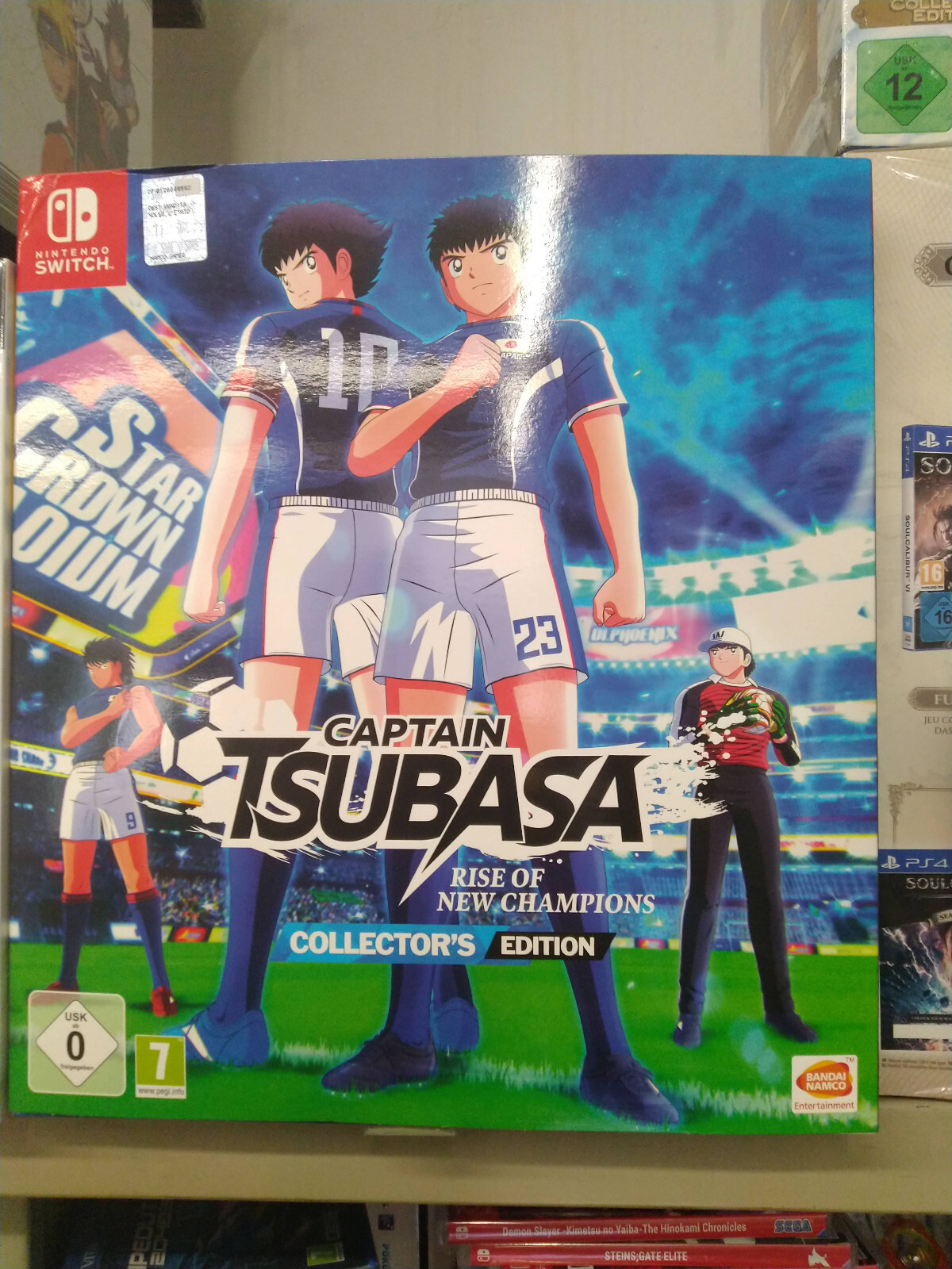 SWITCH - Capitan Tsubasa Collector's Edition - ITA PAL NEW with Figure - BANDAI