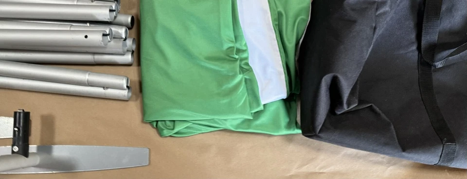 Glide Gear BCK 50 Video Green Chromakey 8x8 Anti-Wrinkle Backdrop Stand - Image 4 of 4