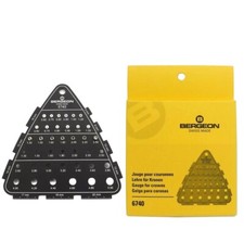 Bergeon 6740 Universal Watch Crown Gauge Measuring Thread  Diameter, SWISS MADE