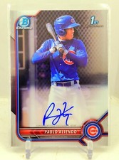 2022 Bowman Chrome 1st Pablo Aliendo Base Auto Cubs HOT ROOKIE RC Autograph C1