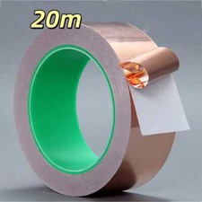 Conductive On Both Sides Copper Foil Tape Self Adhesive EMI Shielding Tapes 20m