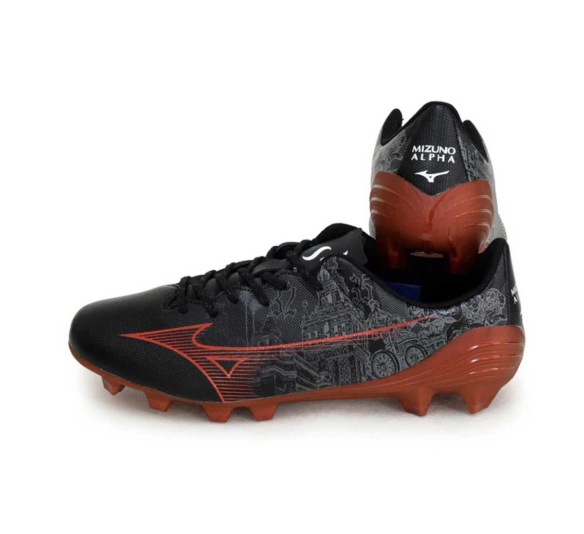 Mizuno JAPAN ALPHA SR4 SELECT Soccer Football Shoes P1GA2369 Black