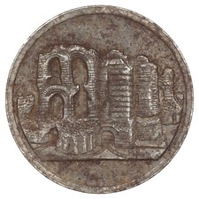 Ficha de necesidad de Alemania 50 Pfennig 1919 Trier Stadt Trier Renania Hierro