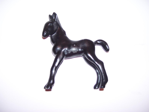 Vintage Cast Iron Horse Foal Statue Figure - 第 1/5 張圖片
