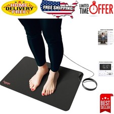 Wellness Grounding Mat - 24" x 16" Conductive Carbon Pad for Energy  Sleep