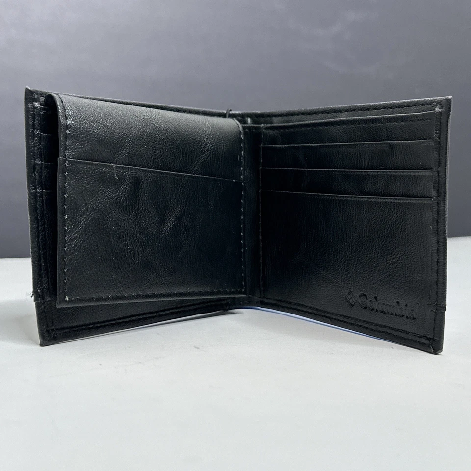 Cartera de cuero negra Columbia para hombre modelo 31CP220081 **NUEVA EN CAJA** **PRECIO DE VENTA SUGERIDO POR EL FABRICANTE $38** Foto 3 de 4