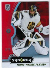 18/19 UD SYNERGY HOCKEY BASE/LEGENDS RED PARALLEL CARDS (#1-40) U-Pick From List