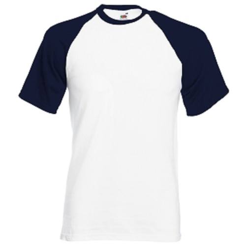 Confezione Da 3 Fruit of the Loom Baseball & Suoneria Cotone T-Shirt Maglietta - Foto 13 di 26