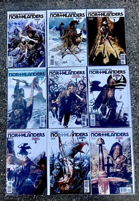 VERTIGO'S NORTHLANDERS - A great run of 9 comics, from #8-15. High-grade, fresh